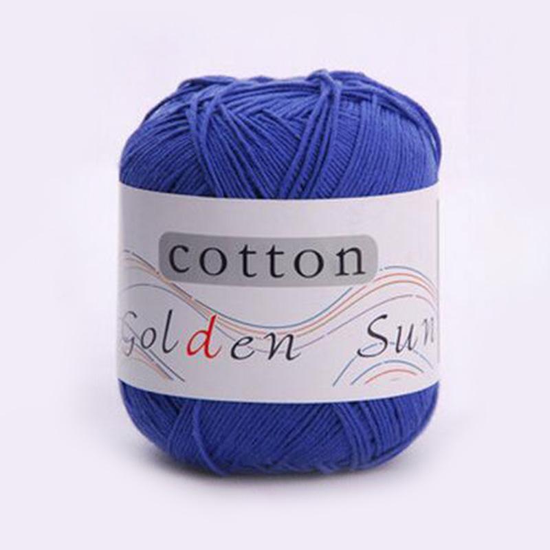 Fio de Bebê Colorido de Algodão Puro Tricotado à Mão para Acessórios de Vestuário DIY