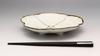 Kyoritsu Pottery White Plate, 18.8cm, Hasami-yaki Yukigama Flower Love Japanese Plate, Vermilion, 25813
