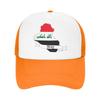 Iraq Flag Map Mesh Baseball Cap Unisex Women Fashion Trucker Hat  Hat Adjustable Snapback Caps Sun Hats Summer Trucker Hat