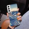 Japanese Pub Wave Anime Arrived Phnoe Case for Samsung Galaxy S26 S25 Edge S23 S24 Ultra S22 Plus S21 S20 FE Unique Cover Soft C