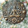 Iron Wall Art Mystical Goddess Meditation Decor Yoga Studio Living Room