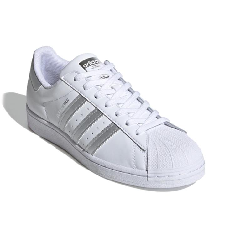 adidas Superstar 'White Silver Metallic' (Unisex) Cloud White / Silver Metallic / Cloud White Skateboard Shoes FX2329