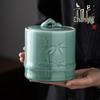 LISM Celadon Ceramic Tea Caddy Gift Box