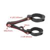 SHENGW 33mm-58mm Headlight Bracket Mount Clamp Fork Tube Light Holder 54mm 49mm 45mm 41mm 37mm Motorcycle (54-58mm)