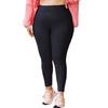 Yoga Pants High Waist Tummy Control Leggings Solid Color Flatten Belly Slimming Sport Pants Running Fitness Daily Wear
