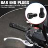 Motorcycle Handle Bar End Grips Plug Weights Hand Grips Plug Caps Replacement for Honda CBR600RR 2007-2025 CBR600RR ABS 2009-2023 CB1000R 2012-2016