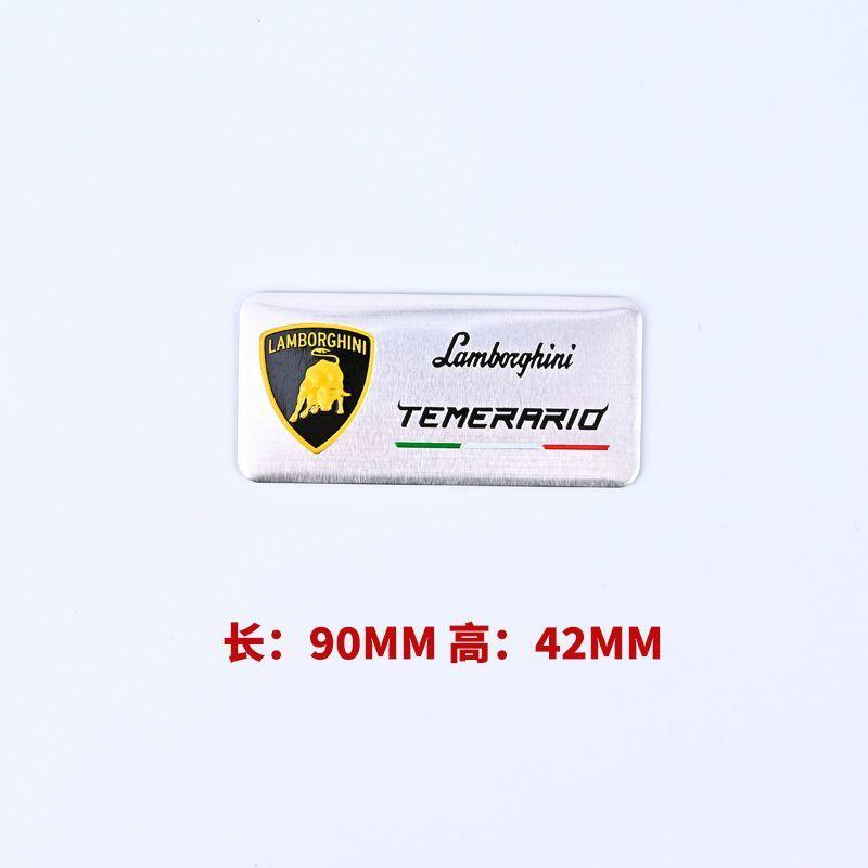 Metalowe Naklejki Samochodów Sportowych 3D Stereoskopowa Modyfikowana Aluminiowa Naklejka Na Lamborghini Urus Huracan Aventador Premium Akcesorium