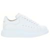 Alexander Mcqueen Oversized Sneaker Cow Leather, Leather Lace Up Low Top Casual Shoes Women's White 553770WHGP09000