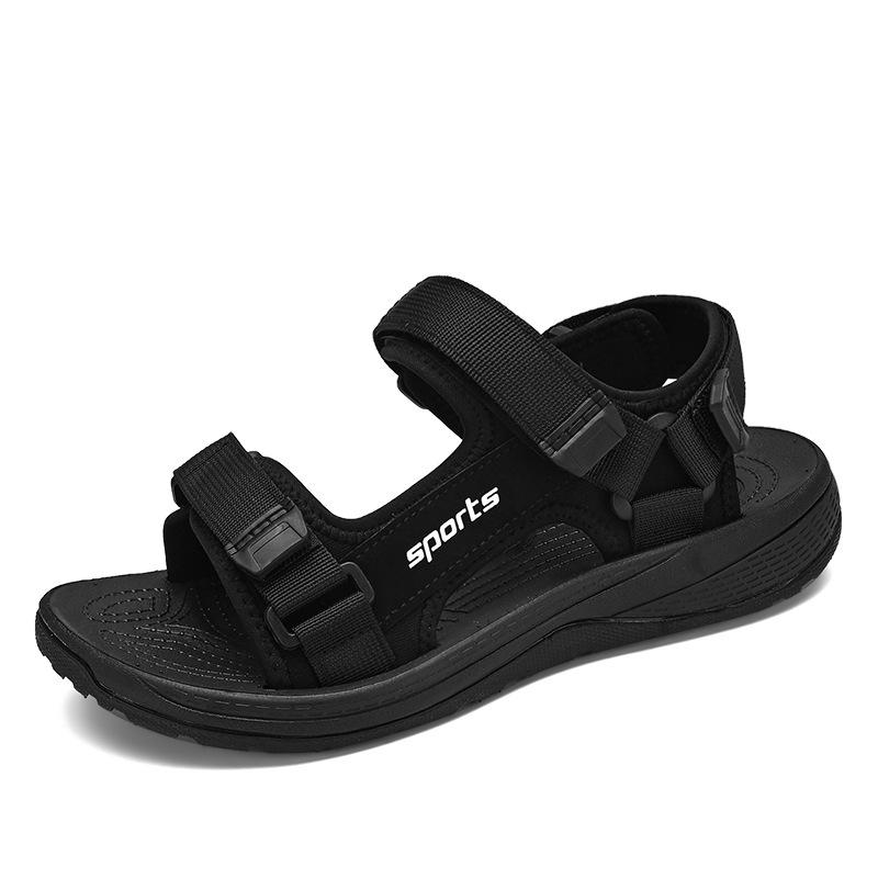 Men's Sandals Boys' Sports Sandals Lightweight Hollow Breathable Outdoor Creek Tracking Shoes Teen Beach Sandals