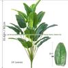 Artificial Traveler's Tree Banana Leaves for Home Decor & Wedding Photography Props