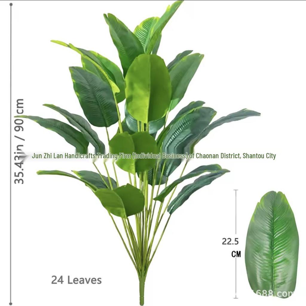 Artificial Traveler's Tree Banana Leaves for Home Decor & Wedding Photography Props
