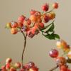 Realistic Simulation Foam Red Berry Elegant Fake Plants  Home Living Room Decoration