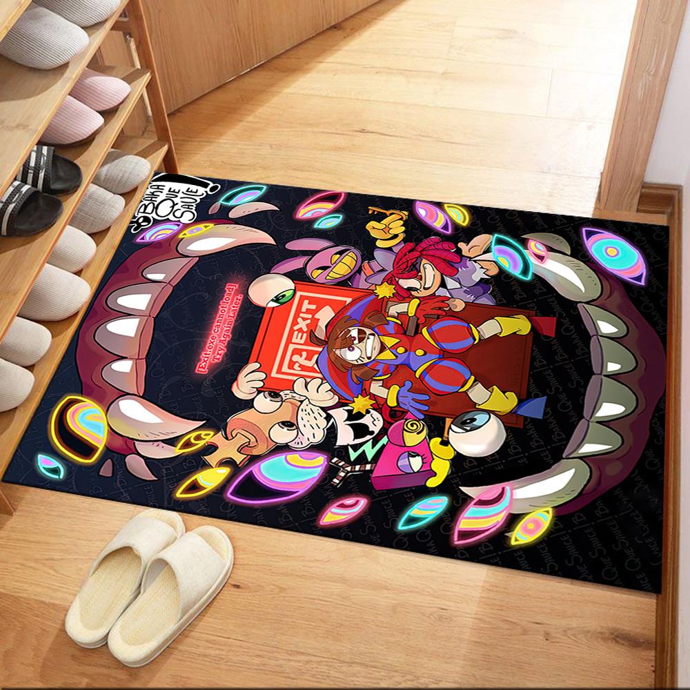 Cute The Amazing Digital Circus Square Rugs Are a Great Choice for Living Rooms, Bedrooms, Home Décor, and As Gifts.