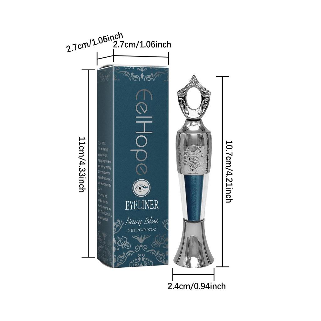 Eelhope Deep Blue Moisturizing Eyeliner - Long-Lasting and Eye-Enhancing
