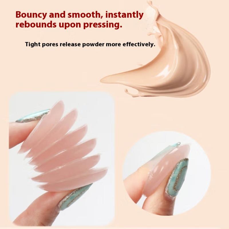 Soft Silicone Gel Powder Puff Sponge For Cosmetic Face Foundation Bb Cream No Powder Eating Powder Cosmetic Puff Makeup Tools