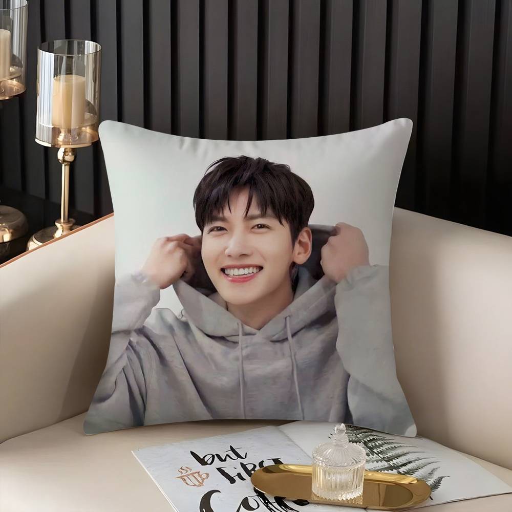 J-Ji C-Chang Wook Kissenbezug Zuhause Wohnheim Stuhllehne Kurzer Plüsch Doppelseitiger Druck Büro Nickerchen Zeit Kissenbezug