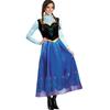 ChicFlow Halloween Kostüm Anna Kleine Schwester Prinzessin Prinzessin Party Anzug, Elsa's Anna-Stil Kleid, Ballkleid, Damen, Verkleiden, Rollenspiel, Kostüm,