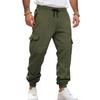 Pantalon cargo en polaire pour homme Pantalon jogger décontracté avec poches