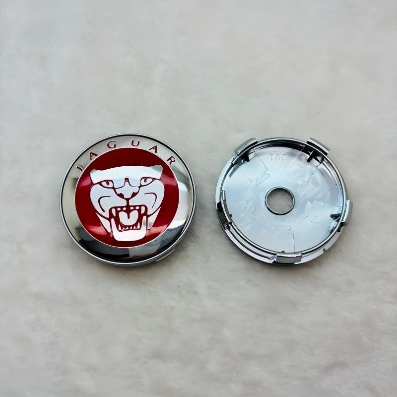 Kryt středového náboje kola Jaguar na zakázku: 60mm Univerzální středová krytka s logem leoparda