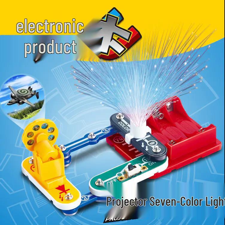 Kid's Electronic Circuit Building Blocks STEM Toy - Models 6688, 9988, 3688