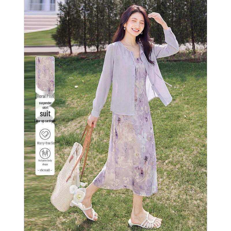 Summer Floral Two-Piece Outfit XL
