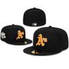 NY Baseball Cap MLB World Series Embroidered Denim Fitted Hat Sun Protection All