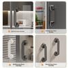 1/2Pcs Waterproof Suction Cup Door Handle Removable Bathroom Shower Auxiliary Handle  Bathroom