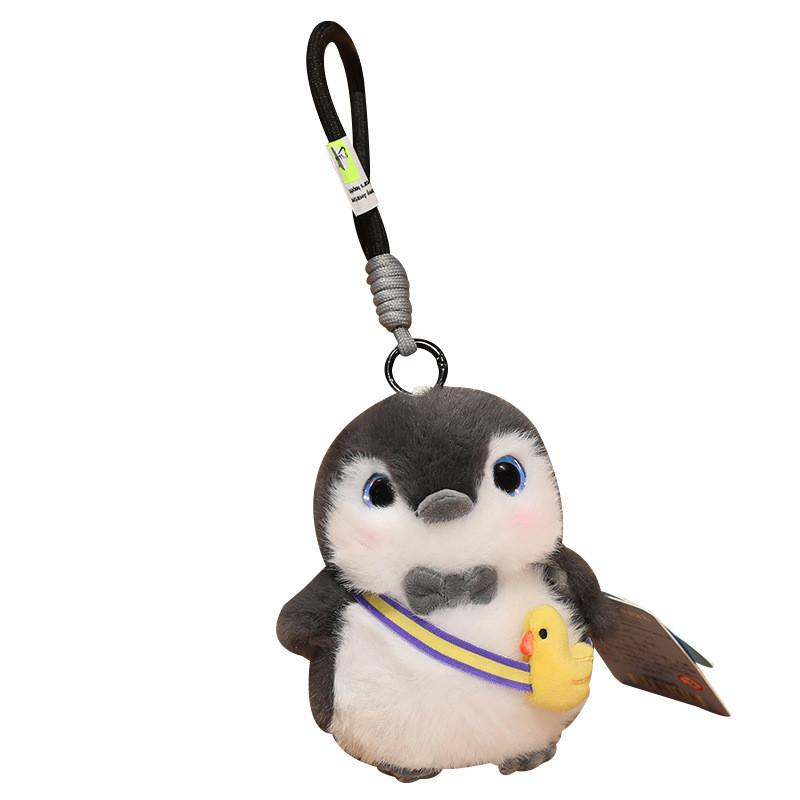 Penguin Panda Dog Pendant Animal Plush Doll Keychain Toy Backpack Decoration