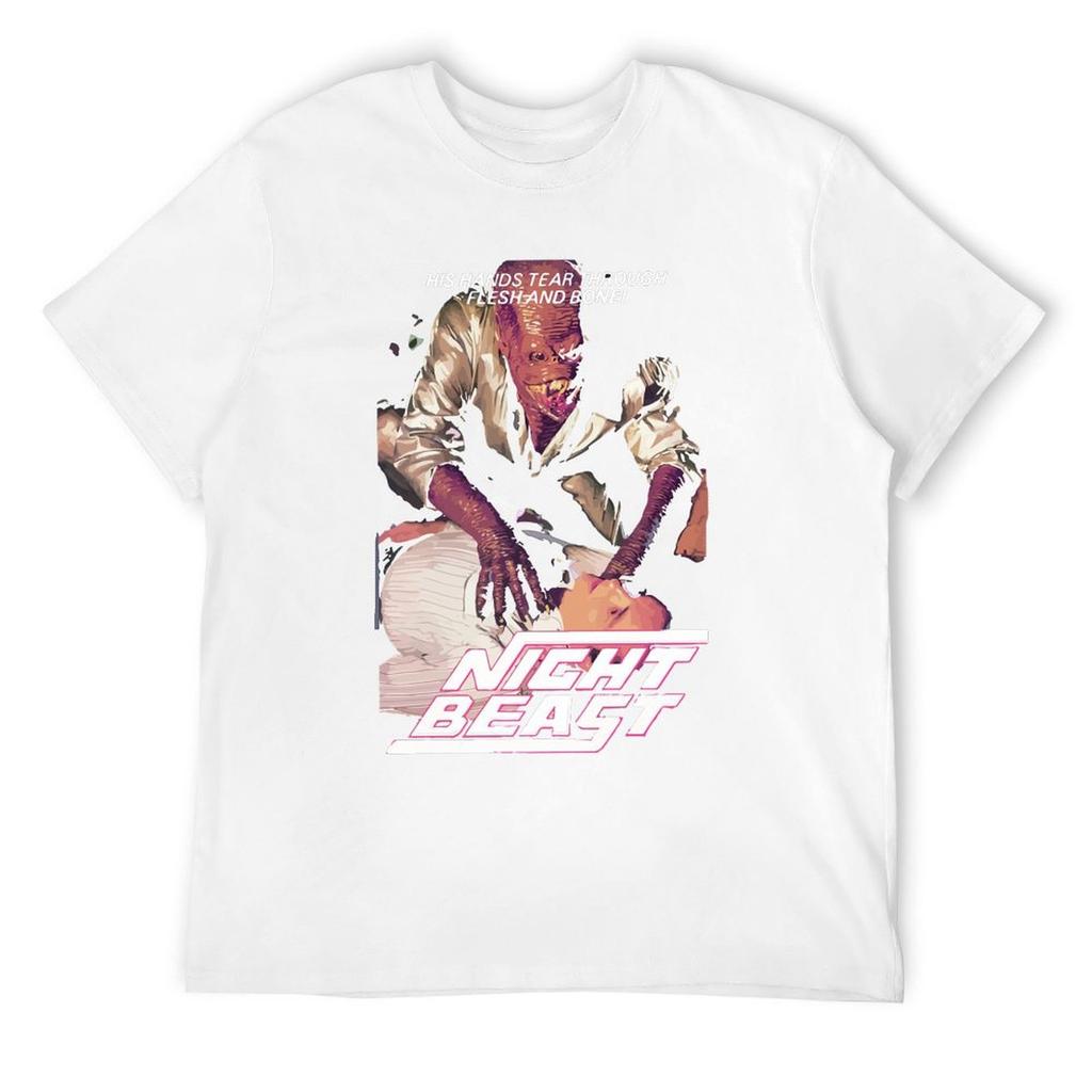 Nightbeast T-Shirt Tops Vintage Anime Summer Clothes Men Graphic T Shirts
