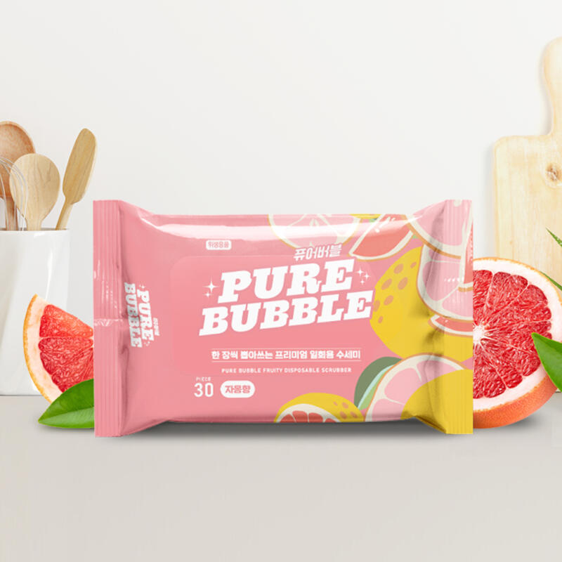 

Pure Bubble Disposable Washcloths (5 packs, 150 sheets) Pure Bubble Disposable Washcloths 30 Sheets x 5