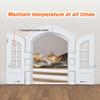 Pet Door: Cross-Border Cat & Dog Kennel Door with No-Flip Stopper for French Doors