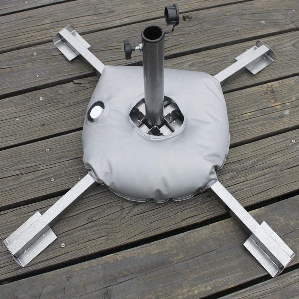 Flag Base, Round Umbrella Base Weights Portable Foldable Umbrella Weight Bag for Beach Outdoor Cantilever Feather Flag Base Weight Bag-Filled with