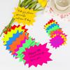 YWFAFO 160pcs Neno Sign, Fluorescent Label, Starburst Signs,Retail Signs,Sale Signs Paper for Retail Store, (6.4 x 4.8 inch (160pcs))