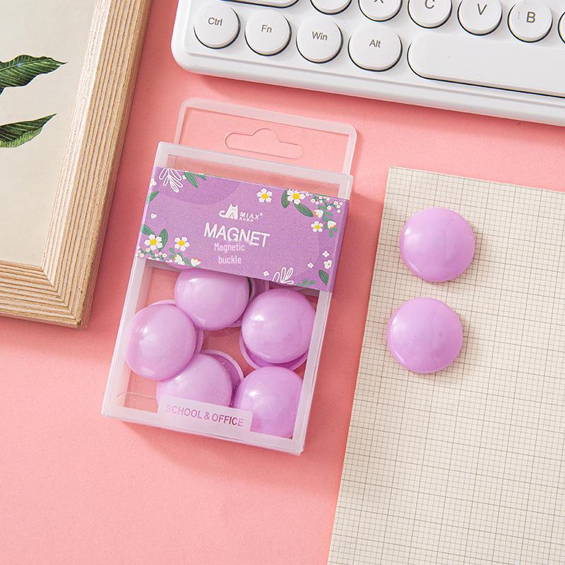 Macaron Color 30MM Strong Magnetic Buckle for Office & Teaching Whiteboards