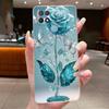 Case For OPPO A15 A15s Flower Butterfly Bow Phone Cases Coque For Oppo 35 Soft Silicone Capa Transparent TPU Jelly Cover Funda