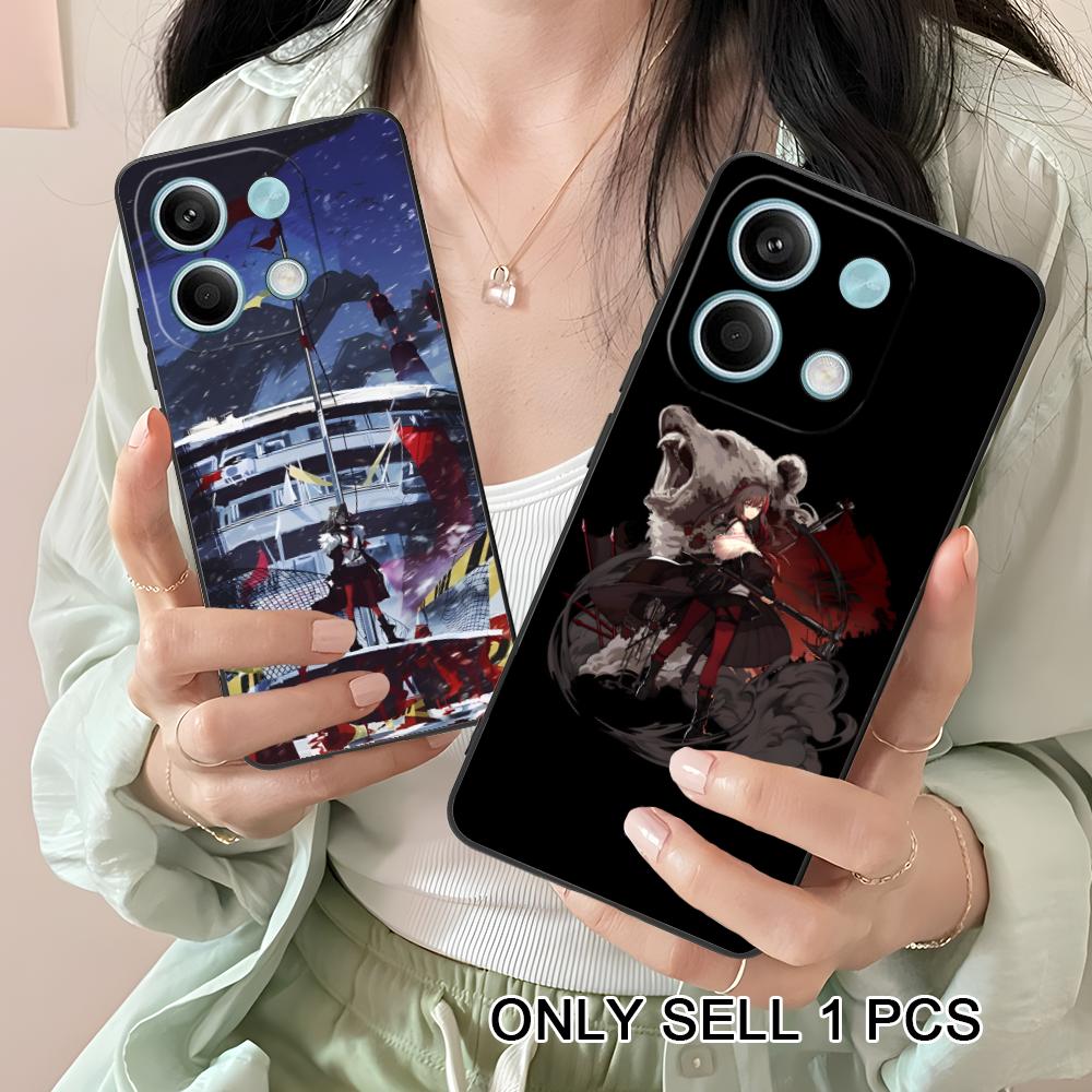 Arknights Zima Matte TPU Mobile Phone Case for Xiaomi Redmi Note 14 13 12 11 S Pro Plus 4G 5G Colorful Printing Cover