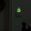 Retro Cartoon Hat Snowman Living Room Entrance Switch Sticker Home Decoration Lighting Night Light Sticker