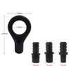 Men's Silicone Self-Defense Massage Gun Head & Vibration Ring Replacement Adapter.