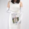 55CM Ceremonial Satin Long Stage Performance Multicolor Women Gloves Ball Accessories Cosplay Soft Smooth Solid High Stretch
