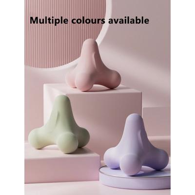 Faszienball mit vier Ecken, Plantarfaszienball, Massageball für Schultern, Nacken, Taille, Hände, Laktatübungen, Entspannung, Meridian-Fitnessball