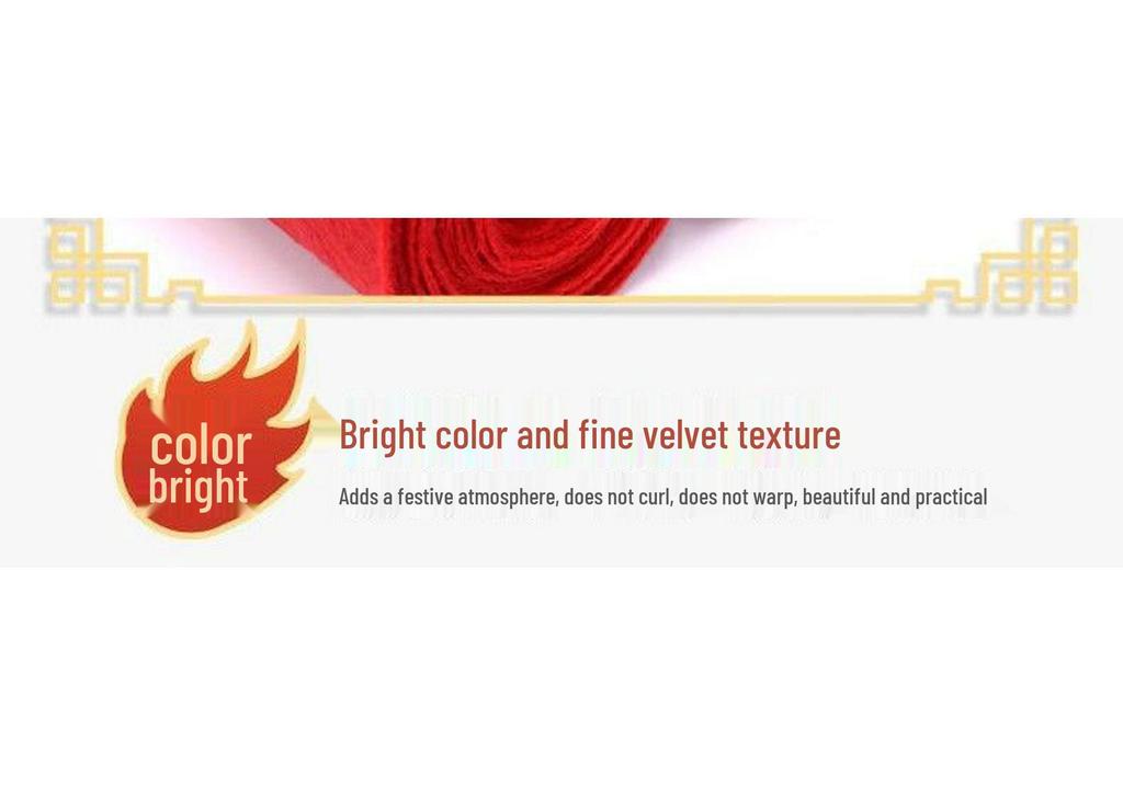 Thick Red Wedding Floor Mat - Long-Lasting Coverage for Entrances and Events