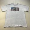 Harley Davidson Motorcycles T-Shirt Adult Large Gray Dragon Flag Smoky Mountain Unisex T-Shirt