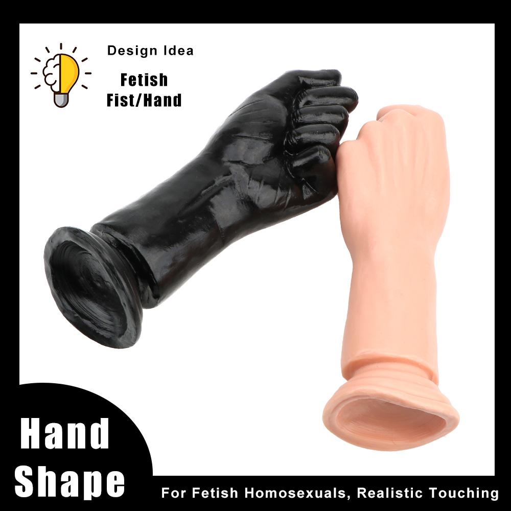 Suction Big Hand Anal Stuffed Large Penis Fist Anal Plug Huge Dildo Butt Plug G-spot Erotic Masturbate Sex Toys Silicone