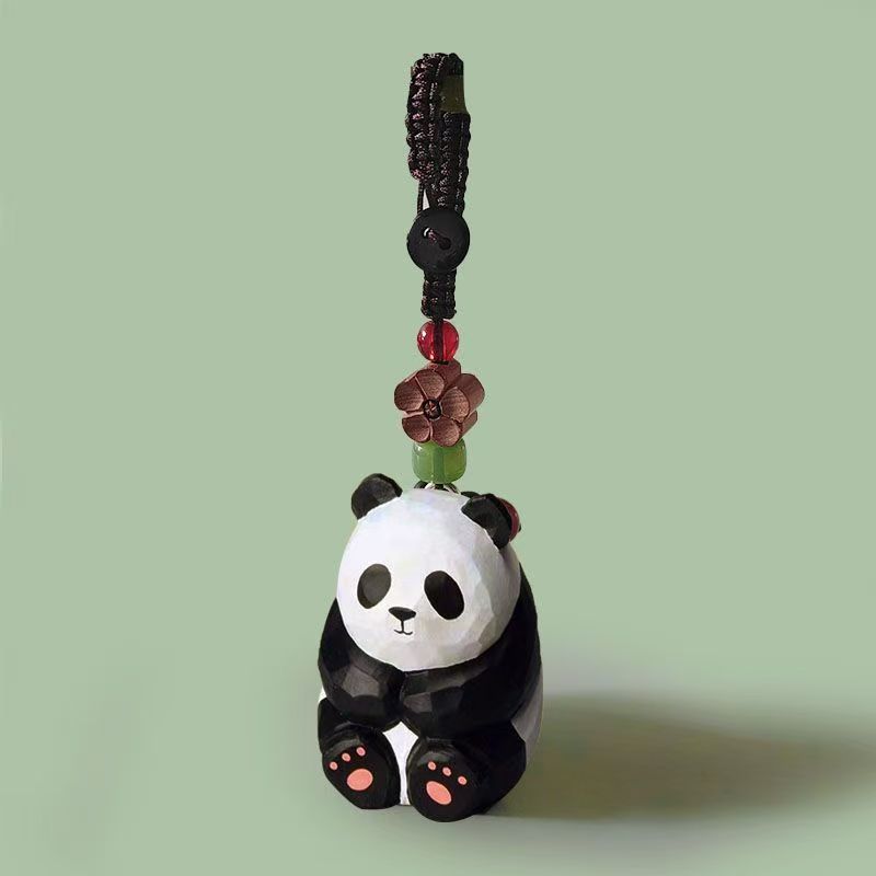 

Ручная работа Резьба по дереву Панда Ручная работа Изделия из массива дерева Декор Милый Декор для рабочего стола Декор для автомобиля Подарок на день рождения