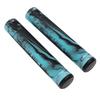 1 Pair 16cm Bike Handlebar Grips Soft TPE Rubber Anti Slip Handle Grips for Fixed Gear BicycleBlue Black