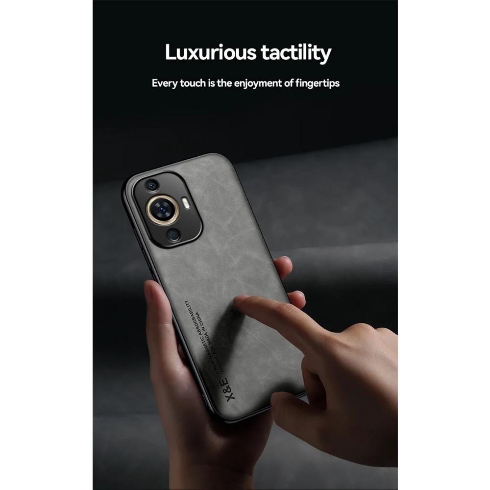 Shockproof Case for Huawei Nova 12 SE 12S Nova 11 Pro 11i 10 SE Protective Cover Built-in Magnetic Car Holder Textured Business Full Protection Cover