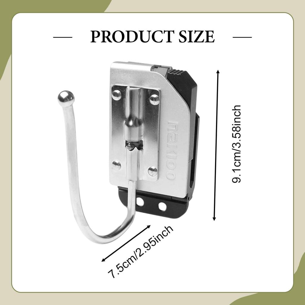 Tool Belt Clip Organizer Quick Response Work Belt Hook Attachment for Repairs Electricians Carpenters Mechanics
