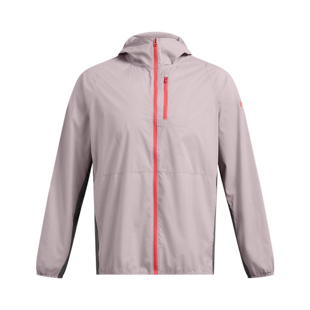 Under Armour Launchstorm Comfortable Fashionable Simple Versatile Long Sleeve Jacket Men Jacket Lithe-Gray 1381879-015