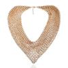 European Chain Collar Necklace With Iron Material Fringe For Party Ideas Gift