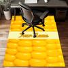 1PC Custom Name Golden Corn Harvest Theme Floor Mat Ideal for Living Room, Game Rooms, Office, Bedroom, Floor Mat Playful Design